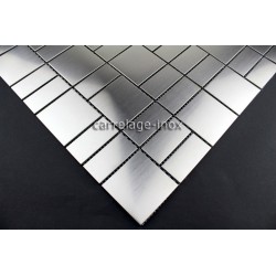 mosaique inox carreage inox modele ARGOS