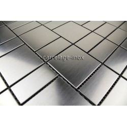 carrelage inox mosaique inox 1 plaque REGULAR 48