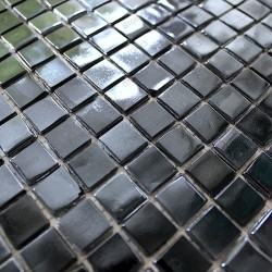 Malla mosaico de vidrio Imperial Noir