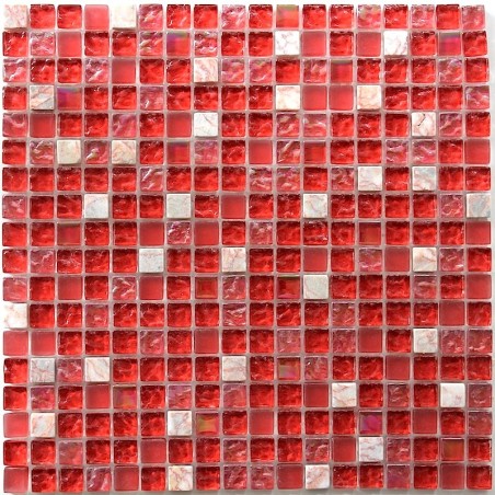 mosaique verre et pierre modele PRADO