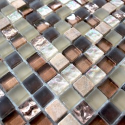 mosaic tiles glass and stone Ditto