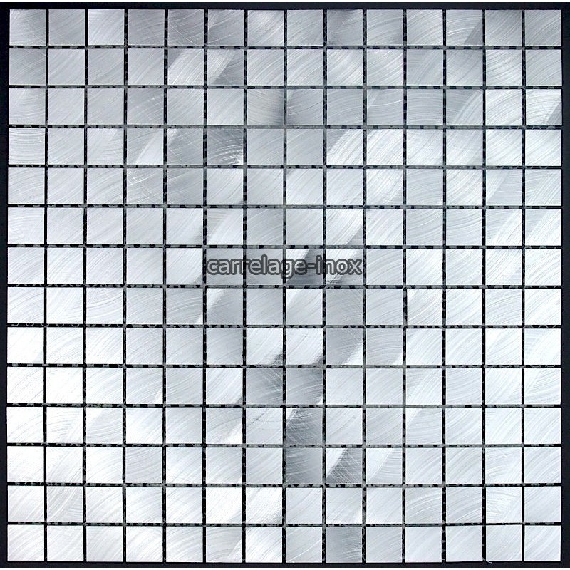 carrelage mosaique aluminium 1 plaque ALU 20