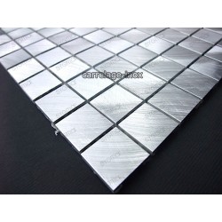 carrelage mosaique aluminium 1 plaque ALU 20