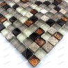 Tile mosaic glass and stone plate 1 HAVANA