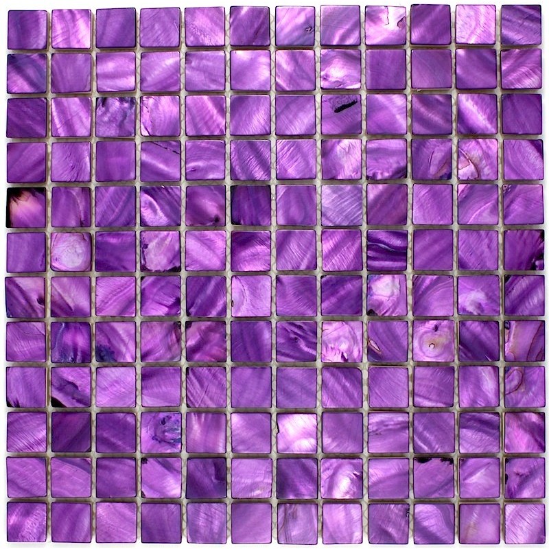 carrelage mosaique en nacre modele NACRE23 VIOLET