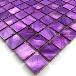 carrelage mosaique en nacre modele NACRE23 VIOLET