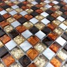 carrelage mosaique aluminium 1 plaque ALU 25