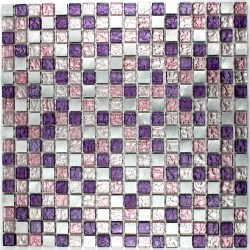 mosaique aluminium modele SLOT VIOLET