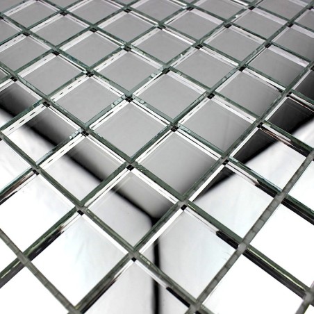 Mosaic glass tile mirror effect model Optic Neutre Mosaic glass tile mirror effect model Optic Neutre