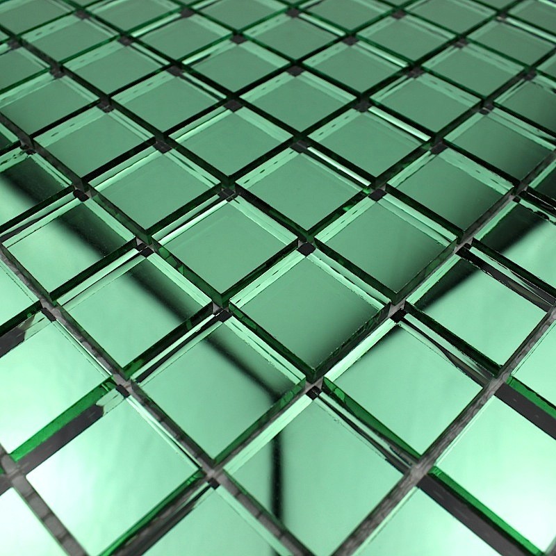 mosaique verre carrelage effet miroir REFLECT VERT