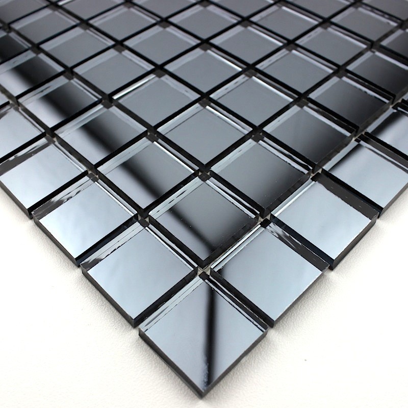 mosaique verre carrelage effet miroir REFLECT GRIS