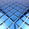 mosaique verre carrelage effet miroir 1 plaque REFLECT ECRU