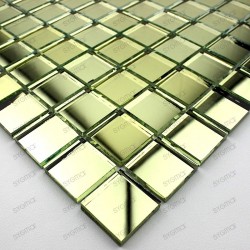 mosaique verre carrelage effet miroir REFLECT GOLD