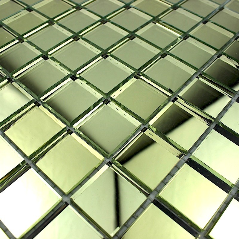 mosaique verre carrelage effet miroir REFLECT GOLD