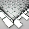 Mosaic glass tile mirror Cristal