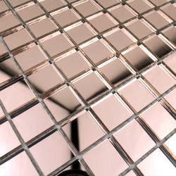 Mosaique carrelage verre 1 plaque NOIR MIX