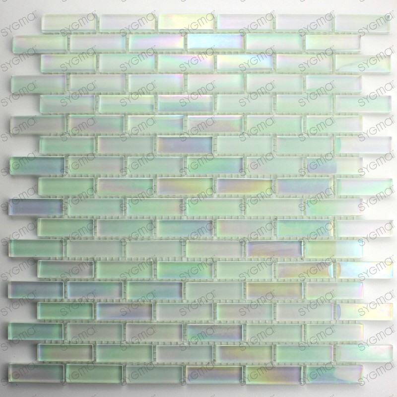 mosaico de vidrio modelo Reflect Brique Gold