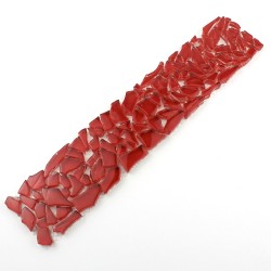 frise mosaique en verre Osmose Rouge