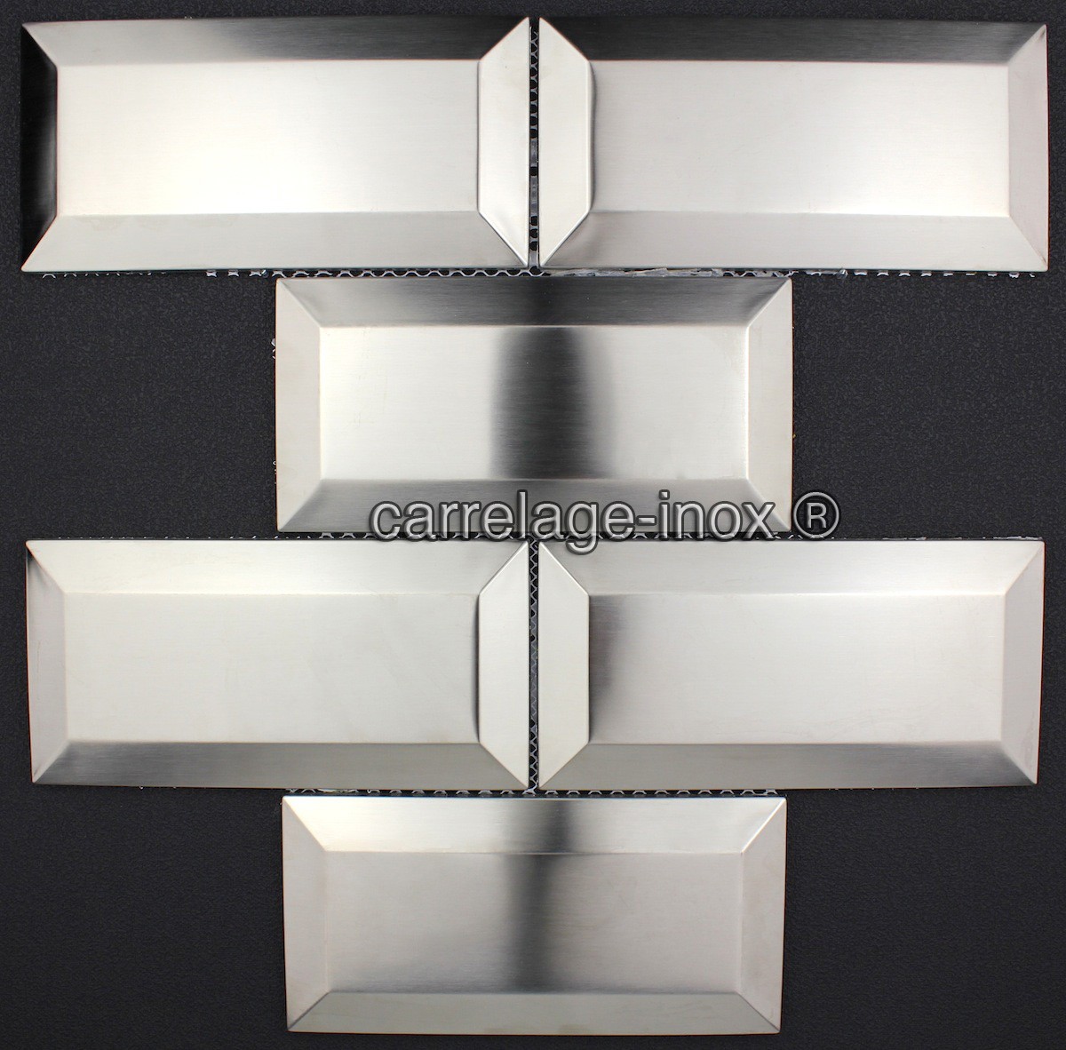 Tiling Kitchen Splashback Stainless Steel Mosaic Cm Metro