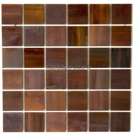 carrelage en inox modele REGULAR48 BRONZE
