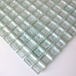 mosaïque de verre modèle CRYSTAL NEUTRE