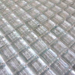 mosaïque de verre modèle CRYSTAL NEUTRE