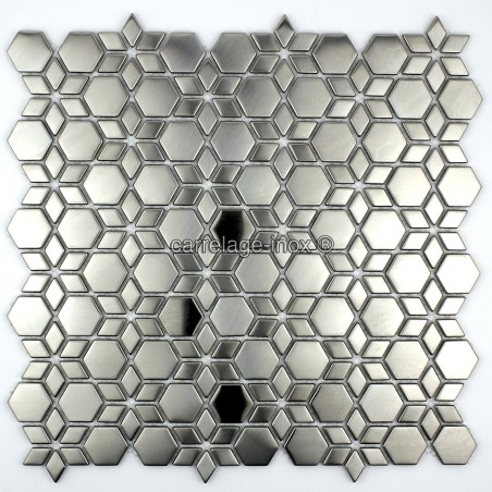 carrelage mosaique en inox modele STAR