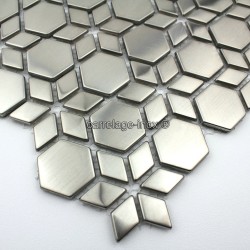 carrelage mosaique en inox modele STAR