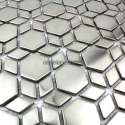 carrelage mosaique en inox modele STAR