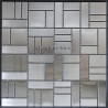 Mosaico en acero inoxydable negro modelo OKEN