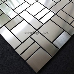 mosaique inox modèle ERATO