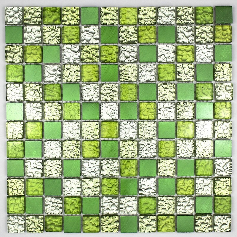 carrelage mosaique aluminium 1 plaque ALU 25 carrelage mosaique aluminium 1 plaque ALU 25