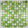 carrelage mosaique aluminium 1 plaque ALU 25