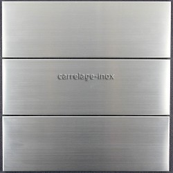 carrelage en inox sol et mur modèle NOVA