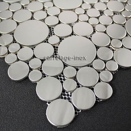 carrelage inox mosaique inox 1 plaque Focus Miroir carrelage inox mosaique inox 1 plaque Focus Miroir