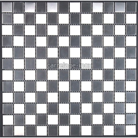 dalle inox cuisine credence inox mosaique damier 25 dalle inox cuisine credence inox mosaique damier 25