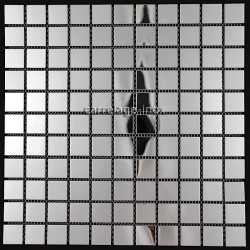 carrelage inox mosaique inox 1 plaque REGULAR 48