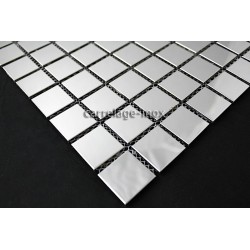 carrelage inox mosaique inox 1 plaque REGULAR 48