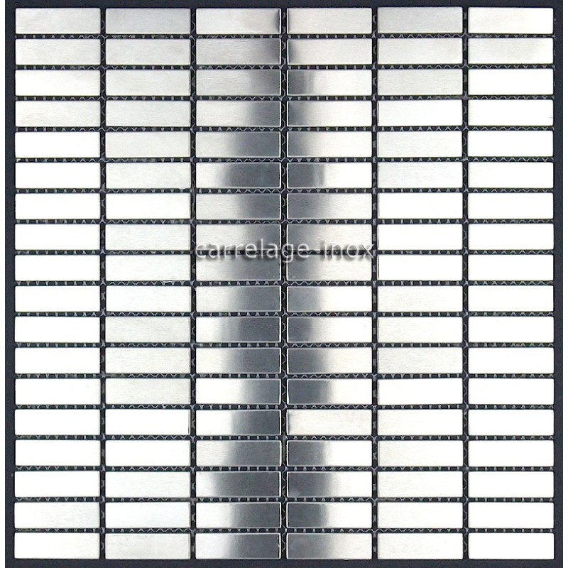 carrelage inox mosaique inox 1 plaque REGULAR 48