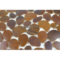 carrelage inox mosaique inox 1 plaque REGULAR 48