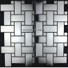 carrelage cuisine inox credence mosaique inox cm-sonate