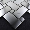 carrelage inox mosaique inox 1 plaque REGULAR 48