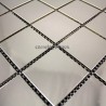 credence inox cuisine mosaique inox douche cm-regular 48 miroir