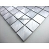 mosaico aluminio frente cocina ducha baño cm-alu25