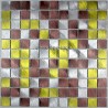 mosaico aluminio frente cocina ducha baño cm-alu25-dore