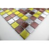 carrelage mosaique aluminium 1 plaque ALU 25