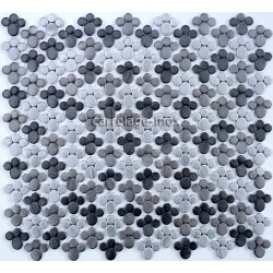 carrelage mosaique aluminium 1 plaque ALU 25