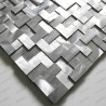 mosaico aluminio muro Sekret