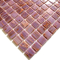 Mosaico pasta de vidrio azulejo pasta de vidrio 1 placa modelo Speculo Rose