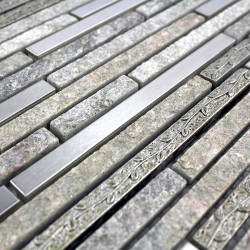 Mosaique carrelage pierre 1 plaque SALVADORE 15